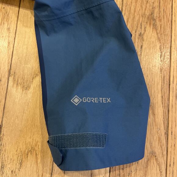 REI Gore-Tex Men’s Water Proof Jacket XL Hiking Outdoor Two Tone Blue Hooded - Picture 3 of 11